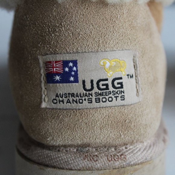 UGG Mini Boot, Genuine Australian Sheepskin Chand's Boots, Size 5 - Picture 3 of 6